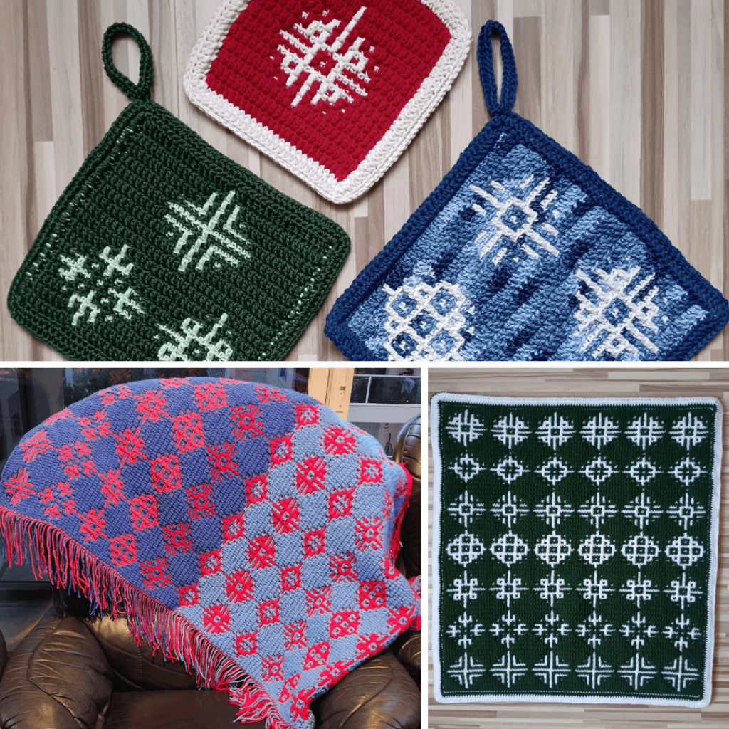 Nordic crochet home decor