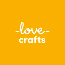 LoveCrafts logo yellow background