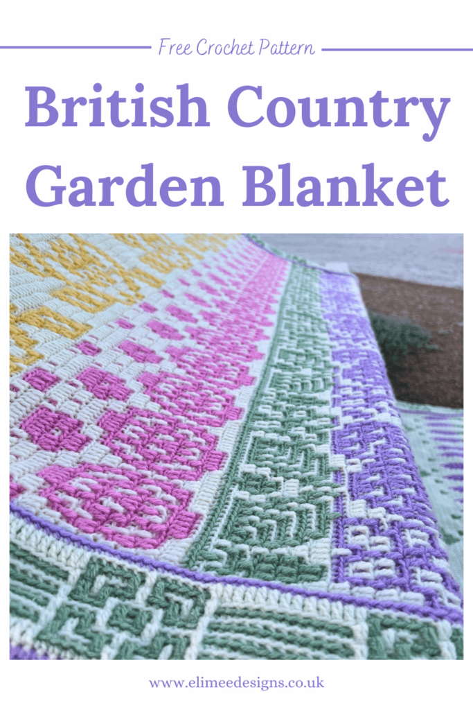 British Country Garden Blanket