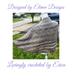 Elimee Designs crocheted wrap