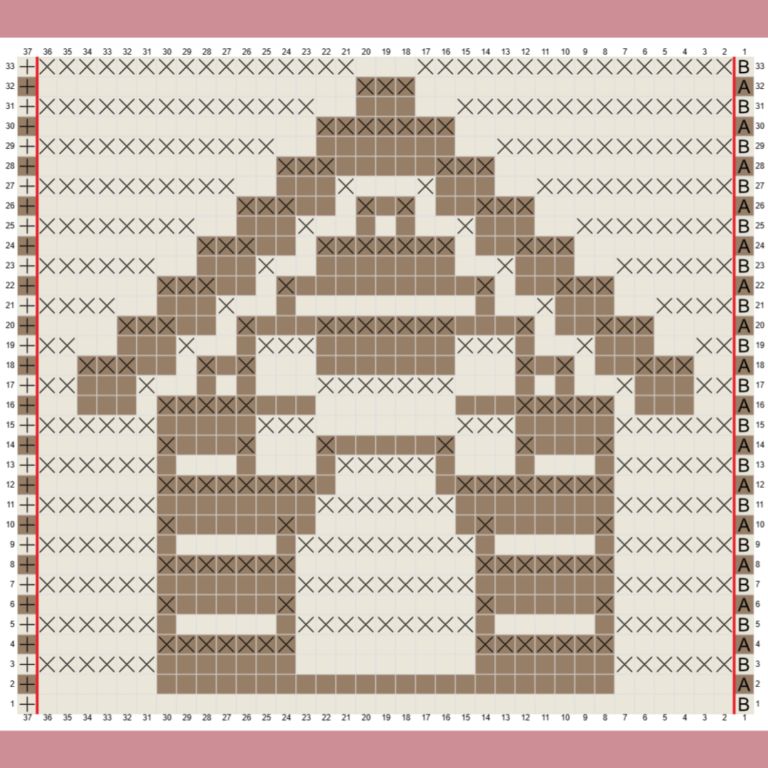Kennel crochet chart pattern