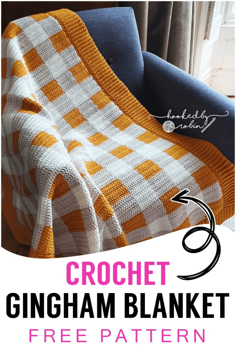 Crochet Gingham Blanket Pattern