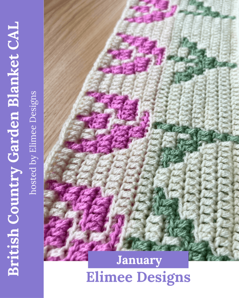 Crochet garden blanket pattern