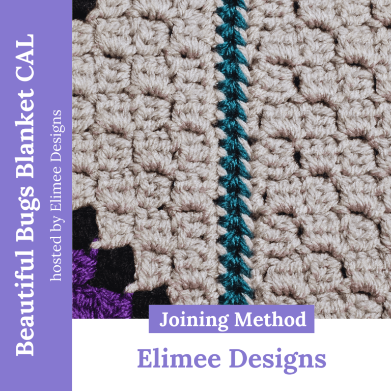 Crochet blanket joining method