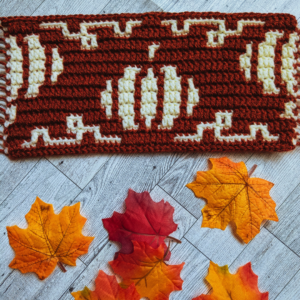 Crochet pumpkin fall decor