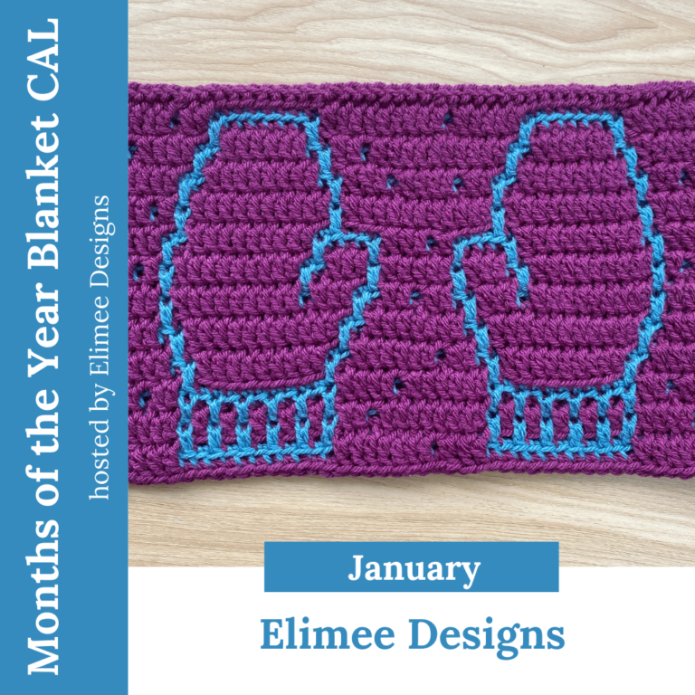 Crochet January Mitten CAL