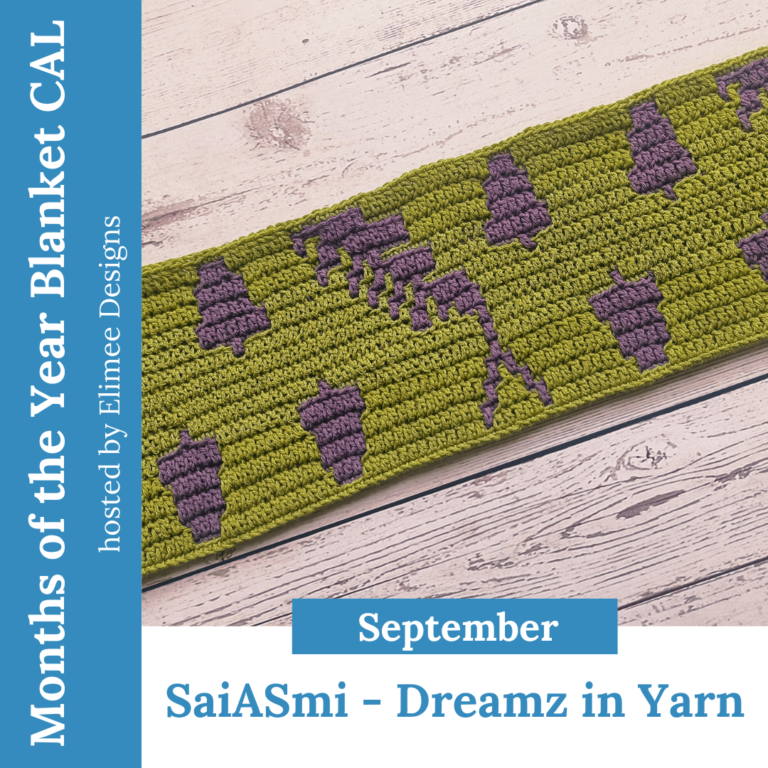 Acorn telescope crochet blanket