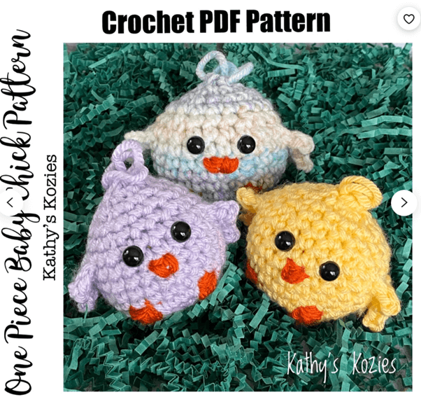 One Piece Baby Chick Pattern
