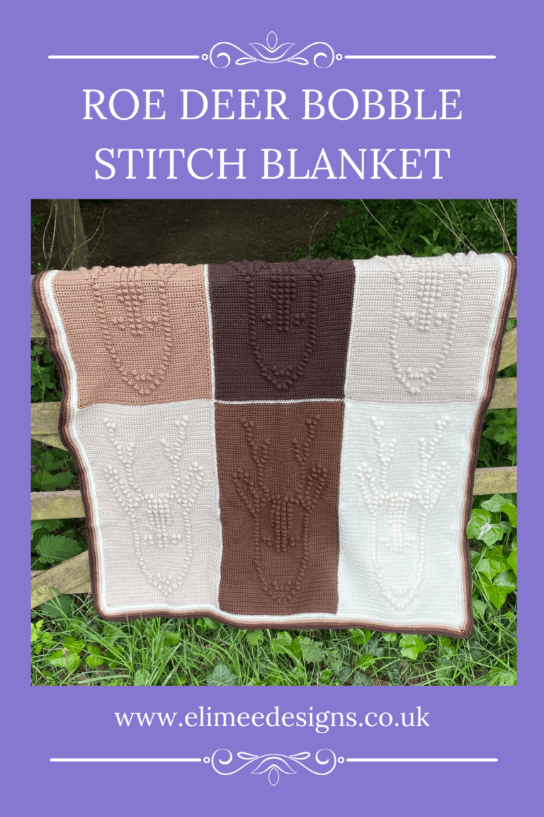 Roe Deer Bobble Stitch Blanket
