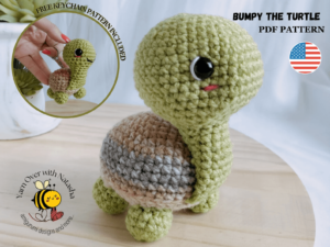 Bumpy Turtle Amigurumi PDF Pattern