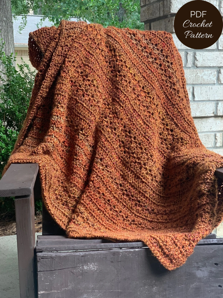 Rust crochet blanket pattern