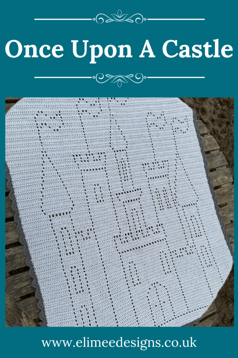 Fairytale castle crochet blanket