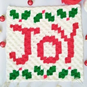 Crochet Joy Christmas square