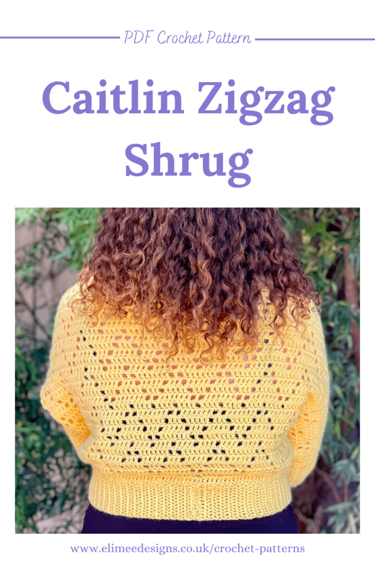 Caitlin Zigzag Crochet Shrug