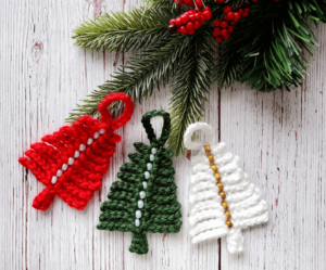 Handmade Christmas tree ornaments