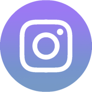 Gradient purple blue camera icon