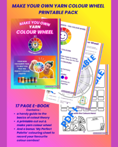 Yarn color wheel printable pack