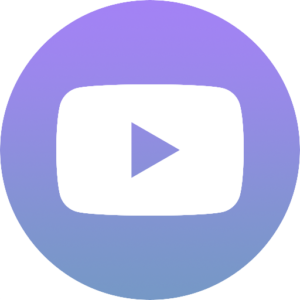 Gradient play button icon
