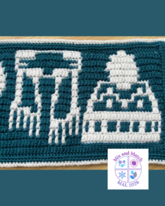 Crochet scarf and hat pattern